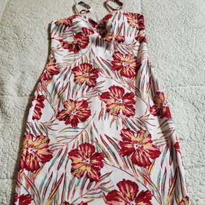 No Boundaries hawaiian print floral dress